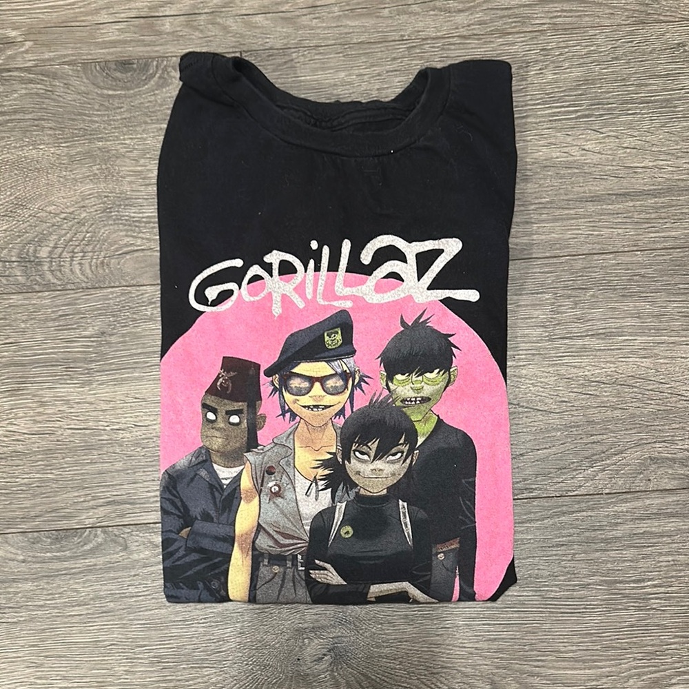 Gorillaz Black Band T size small